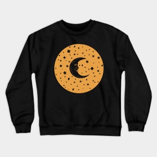 Celestial Smirk Crewneck Sweatshirt